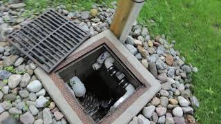 Outdoor Sump Pump with drainage system [upl. by Laval]