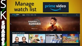 How to add remove movie tv show from watchlist and manage it [upl. by Bonner]