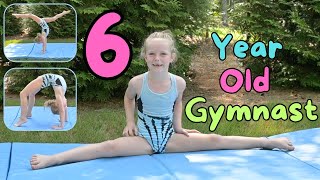 Adorable 6 Year Old GYMNAST Ryelynn  BACK HANDSPRING BACKBEND BACK WALKOVER  KIDS GYMNASTICS [upl. by Leigha713]