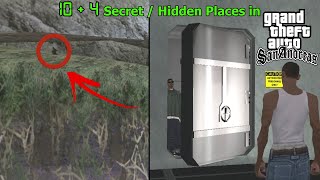 104 Secret amp Hidden places in GTA San Andreas NO BUG OR MOD [upl. by Edson]