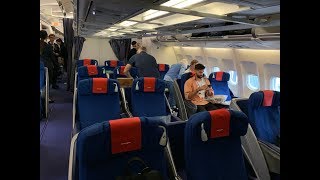 ANCIENT BUSINESS CLASS on Norwegian Airlines by Wamos Air  Premium Economy Airbus A330  JFK to LGW [upl. by Akoyn]