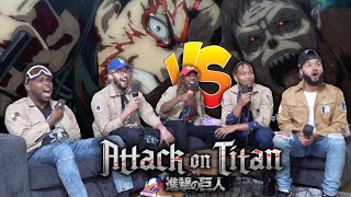 God Levi vs Zeke Beast Titan 2 Attack on Titan Season 4 Episode 14 quotSavageryquot REACTION [upl. by Yak]