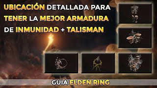 ELDEN RING🍄UBICACIÓN del Set de INMUNIDAD  Armadura de HONGOS  TALISMAN de CUERNO INMUNIZANTE 1 [upl. by Harlan498]