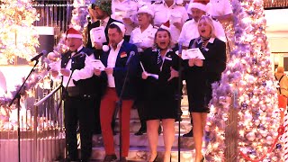 Atrium Christmas Carols PampO Cruises Iona  December 2022 [upl. by Eissac]