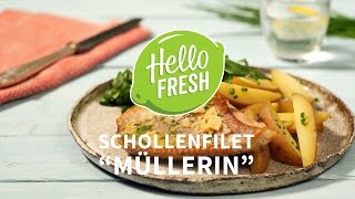 Schollenfilet quotMüllerinquot mit SchnittlauchKartoffeln dazu Feldsalat  Schnelle Rezepte [upl. by Ezzo498]