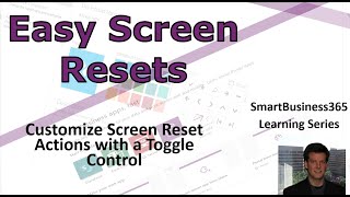 PowerApps  Easy Screen Reset [upl. by Ronnie]