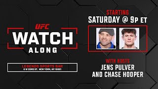 UFC309 Watch Along w Jens Pulver Chase Hooper and TJ De Santis LIVE at Legends NYC [upl. by Ihcalam]