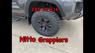 Fixed 285 70 R16 tires rubbing on 2017 Tacoma TRD [upl. by Tamqrah]