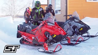 Quebec Snowmobiling Adventure Add This To Your Bucket List [upl. by Oile]