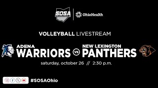 LIVE  Volleyball District Final Adena Warrios vs New Lexington Panthers [upl. by Akinas]