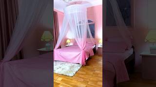 Pink room decoration part 2 trending shorts room decor creative pink love home [upl. by Itsuj]