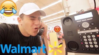 Extreme Funny Noises on the Walmart Intercom KICKED OUT [upl. by Tudor]