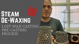 Steam DeWaxing DIY  Lost Wax Casting Burn Out PreProcessing [upl. by Arrotal]