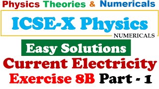 Selina Concise Solution  Current Electricity  Chapter 8B – Part 1 [upl. by Barbaresi]