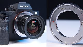 Micro 43 Lenses on a Sony Camera with Clear Image Zoom Micro 43 to Sony Emount Adapter [upl. by Sabine]