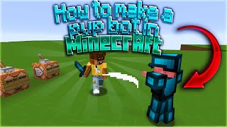 How I made a pvp bot in Minecraft [upl. by Sihunn665]