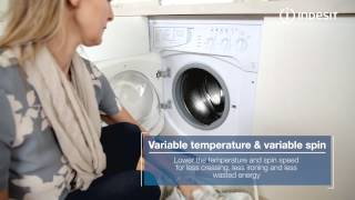 Indesit IWME127 Integrated Washing Machine [upl. by Prevot]