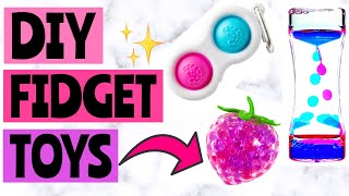 DIY FIDGET TOYS Simple Dimple Orbeez Stress Ball  How to make fidgets EASY Viral TikTok Fidgets [upl. by Hurty306]