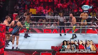 The New Day Vs Imperium Vs The Creed Brothers Vs Ciampa amp Gargano Parte 1  Raw 05022024 Español [upl. by Ileray]