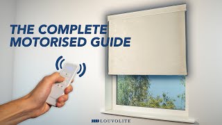 How to Program amp Operate Your Motorised Blind  Louvolite One Touch® [upl. by Duile]