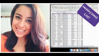 How to organize your Guest List on Excel  Wedding Planning [upl. by Joshua]