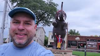 Circus Capital of America amp Elephant Buried in a Lake  Delavan Wisconsin [upl. by Auroora873]