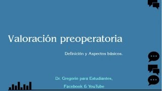 Valoración Preoperatoria [upl. by Zampino]