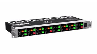 ULTRADI PRO DI800 Professional MainsPhantom Powered 8Channel DIBox [upl. by Erbe]