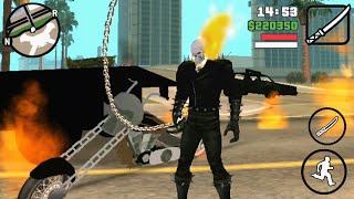 GTA San Andreas Android Best Mods 8 Ghost Rider Ragdoll Cheats BETA Mod Gangs Editor Teleport [upl. by Ahsienroc]