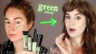 I TRIED ALL OF THE GREEN COLOR CORRECTORS AT ULTA THOROUGH REVIEW W CLOSEUP COMPARISON FOOTAGE [upl. by Naerda]