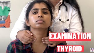 Clinical Examination of Thyroid Gland  OSCE Guide Clinical skills [upl. by Giliane91]