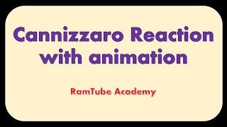 Cannizzaro reaction with animated reaction mechanism Easy [upl. by Karlow]