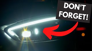 ADJUST your Mercedes LIGHTS  Travelling Abroad [upl. by Osi401]