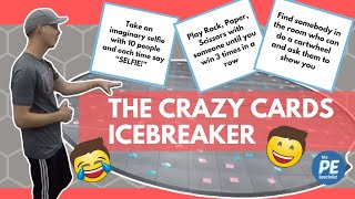 The Crazy Cards Challenge Icebreaker Game  Team Building Activity [upl. by Saqaw]