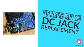 Replace DC Charging Port HP 156quot Laptop [upl. by Antonietta740]