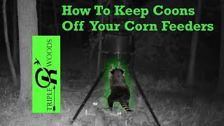 UPDATED Coon Proof Deer Feeder [upl. by Ateekal90]