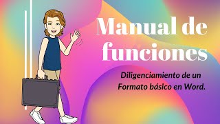 Manual de Funciones Formato básico [upl. by Julietta623]