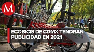 ¡Es oficial En CdMx unidades de Ecobici mostrarán publicidad [upl. by Ainyt592]