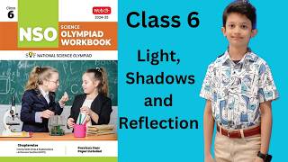 Class 6 Chapter 6  Light Shadows and Reflections NSO 202425  Olympiad Exam  olympiad [upl. by Colly]