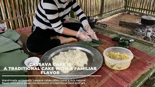 Homemade cassava cake is a traditional Vietnamese dish  lizicy [upl. by Finnie]