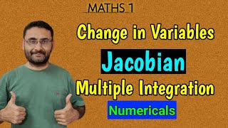 Change in Variable  Jacobian  Multiple Integration  Numerical  Maths [upl. by Sherline23]