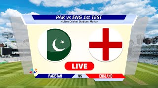 🔴Pak vs Eng Live  1st Test  Pakistan vs England Live Cricket Match Today Score amp Commentary [upl. by Madanhoj]