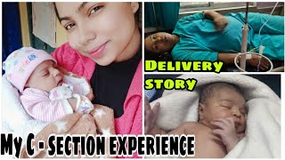 My C  section Delivery Story  My Experience Of C  Section BEFOREDURING amp AFTER Jyoti Roy Vlogs [upl. by Erdnoid740]