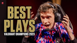 TOP 10 Plays of Valorant Champions 2023  BEST HIGHLIGHTS [upl. by Ahsiri]