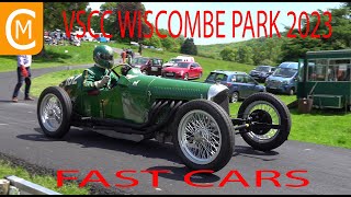 VSCC Wiscombe Park 2023 Fast Cars [upl. by Hornstein]