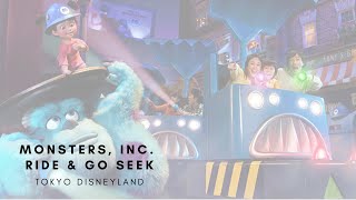 Join the Scare Squad Tokyo Disneyland Monsters Inc Ride amp Go Seek Full Ride [upl. by Aisyle]