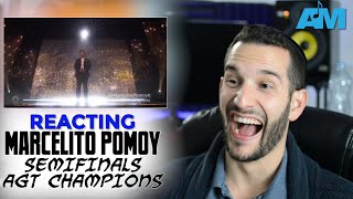 VOCAL COACH reacts to MARCELITO POMOY on Americas Got Talent [upl. by Dnanidref]