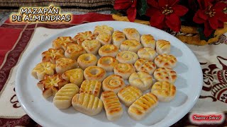 MAZAPÁN DE ALMENDRAS POSTRE NAVIDEÑO BOCADITO DELICIOSO Y FÁCIL [upl. by Yardna]