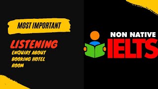 Enquiry about booking hotel room for event book 14LISTENING Test 4 english [upl. by Nodlehs820]