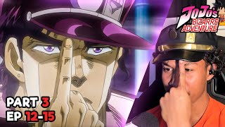 JOTARO INHALES JUSTICE JoJos Bizarre Adventure Part 3 Ep 1215 Reaction [upl. by Newell]